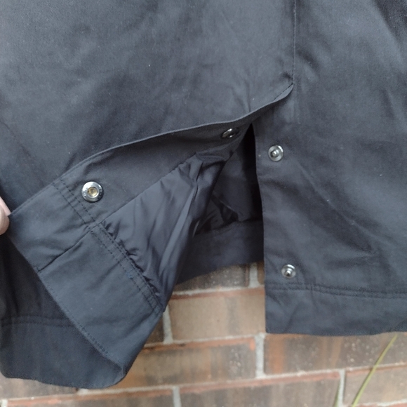 Barbour Beadnell Coat Waterproof Hooded Tartan Lined Black Jacket NWOT - Picture 9 of 11